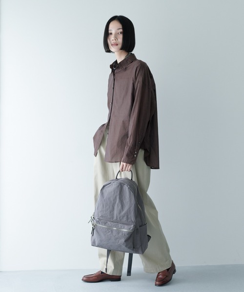 STANDARD SUPPLY(スタンダードサプライ)の「【ECモール限定】スタンダードサプライ / SHRINK NYLON シュリンクナイロン / DAILY DAYPACK デイリーデイパック(バックパック/リュック・メンズ・ブラック/ホワイト/グレー・FREE)」の5枚目の写真