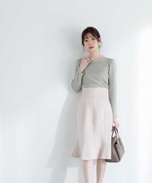 PROPORTION BODY DRESSING（プロポーションボディドレッシング）の「マーメイドヘムスカート / 1213120203（スカート・レディース・パープル/ベージュ・X-SMALL/SMALL/MEDIUM）」の17枚目の写真