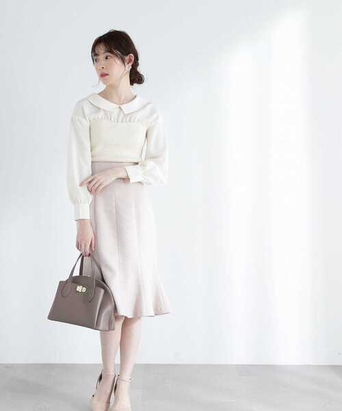 PROPORTION BODY DRESSING（プロポーションボディドレッシング）の「マーメイドヘムスカート / 1213120203（スカート・レディース・パープル/ベージュ・X-SMALL/SMALL/MEDIUM）」の20枚目の写真