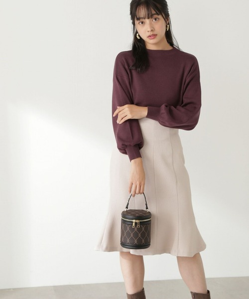 PROPORTION BODY DRESSING（プロポーションボディドレッシング）の「マーメイドヘムスカート / 1213120203（スカート・レディース・パープル/ベージュ・X-SMALL/SMALL/MEDIUM）」の4枚目の写真