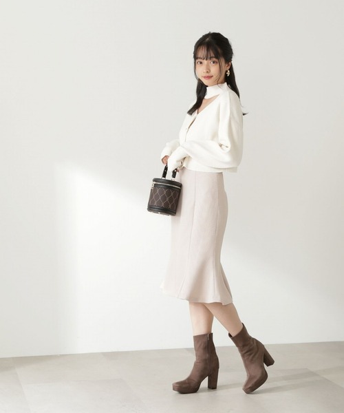 PROPORTION BODY DRESSING（プロポーションボディドレッシング）の「マーメイドヘムスカート / 1213120203（スカート・レディース・パープル/ベージュ・X-SMALL/SMALL/MEDIUM）」の10枚目の写真