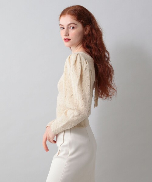 DEICY♡パフスリーブニット DEICY（デイシー）の「ラメブークレパフスリーブニット（ニット