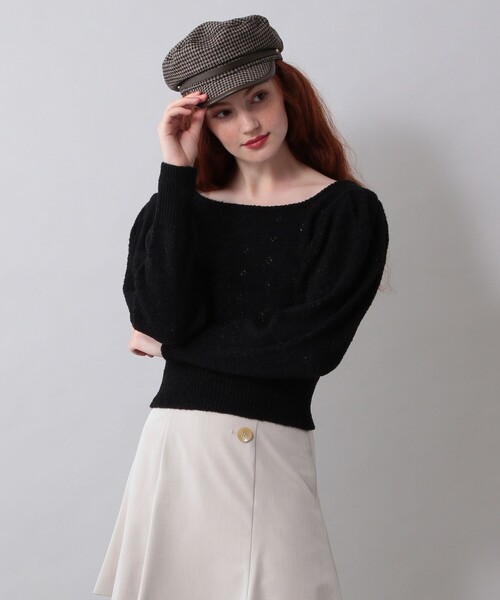 DEICY♡パフスリーブニット DEICY（デイシー）の「ラメブークレパフスリーブニット（ニット