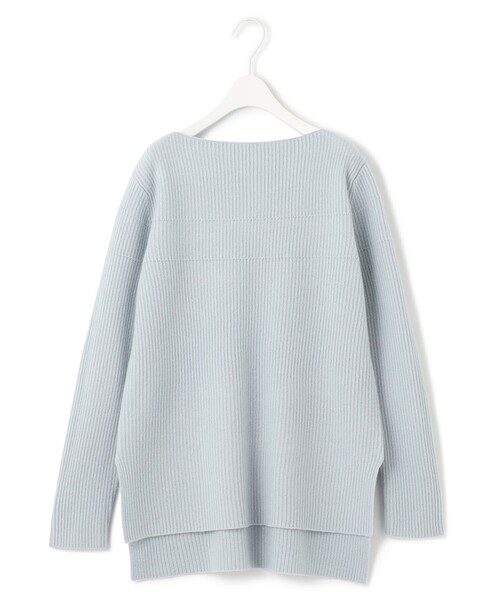 ICB(アイシービー)の「【WEB限定カラーあり】ウールカシミヤ ボートネックニット(ニット/セーター・レディース・ホワイト系/ブラック系/ライトグリーン系/ブルー系・SMALL)」の12枚目の写真