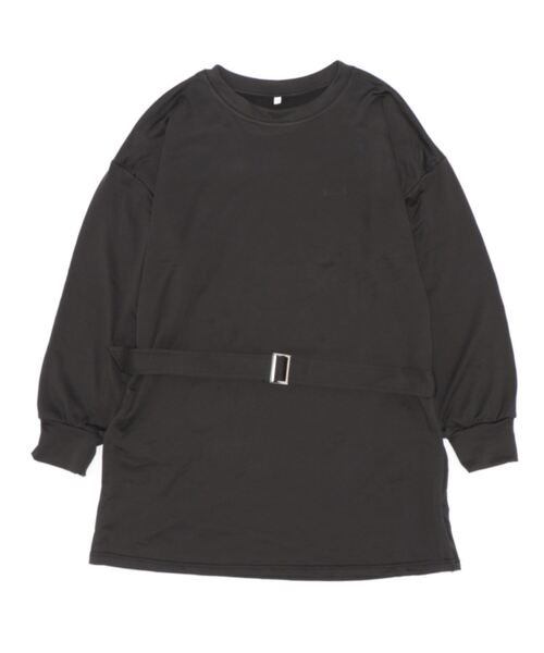 fiere（フィエール）の「ベルト付き無地ワンピース（ワンピース・レディース・ブラック/グレー・M/S/L）」の15枚目の写真