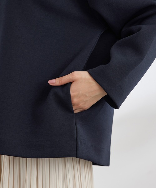 ROPE' PICNIC（ロペピクニック）の「ボックスシルエットダンボールブルゾン（ブルゾン・レディース・ベージュ/ネイビー/オフホワイト・38）」の15枚目の写真