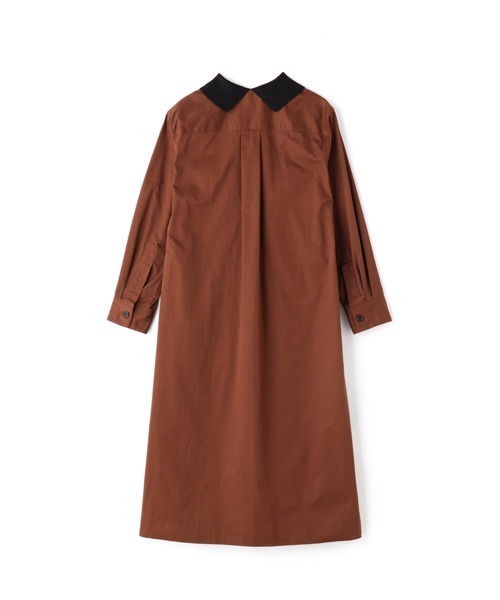 美品 23SS マーガレットハウエル シルク混 シャンブレー ワンピース ベルト MARGARET HOWELL（マーガレットハウエル）の「COTTON SILK