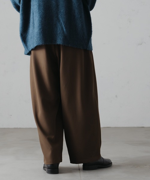 epnok（エプノック）の「2タックワイドストレートパンツ（スラックス・メンズ・モカ/ベージュ/ブラック・LARGE/MEDIUM/SMALL）」の10枚目の写真