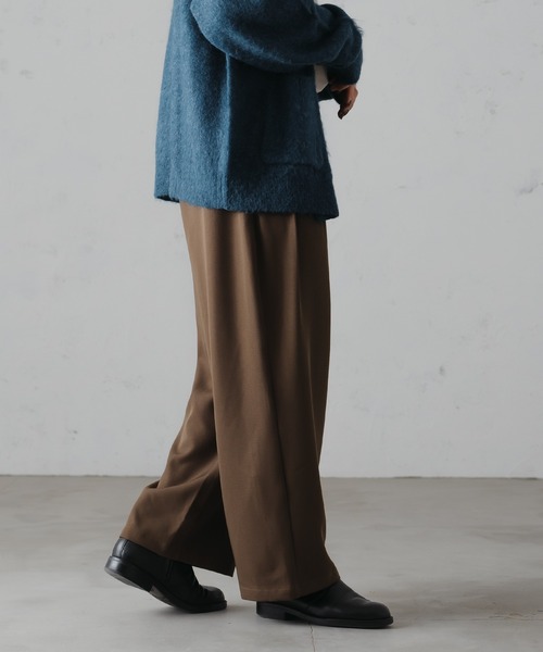 epnok（エプノック）の「2タックワイドストレートパンツ（スラックス・メンズ・モカ/ベージュ/ブラック・LARGE/MEDIUM/SMALL）」の15枚目の写真