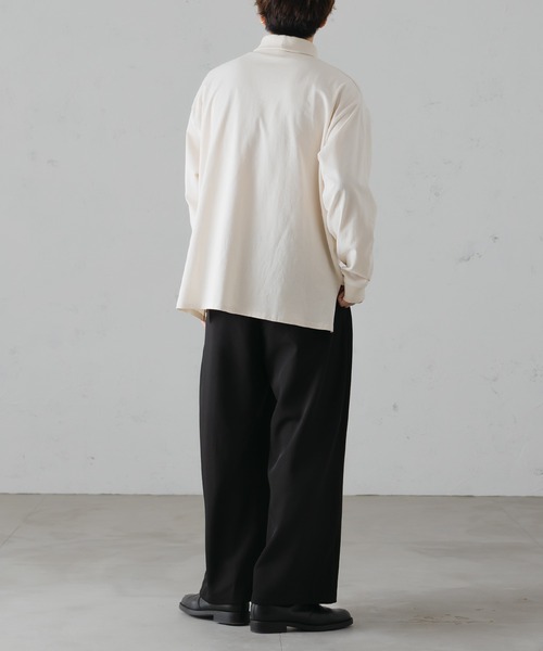 epnok（エプノック）の「2タックワイドストレートパンツ（スラックス・メンズ・モカ/ベージュ/ブラック・LARGE/MEDIUM/SMALL）」の17枚目の写真