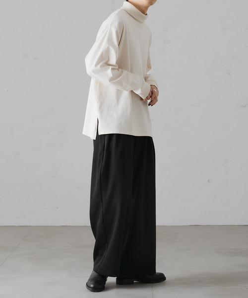 epnok（エプノック）の「2タックワイドストレートパンツ（スラックス・メンズ・モカ/ベージュ/ブラック・LARGE/MEDIUM/SMALL）」の12枚目の写真