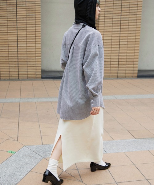 Fashion Letter(ファッションレター)の「12Gニットロングスカート(スカート・レディース・オフホワイト/ベージュ系その他/レッド系その他/グリーン/ブラック・M)」の1枚目の写真