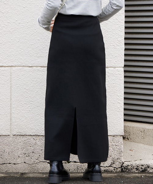 Fashion Letter(ファッションレター)の「12Gニットロングスカート(スカート・レディース・オフホワイト/ベージュ系その他/レッド系その他/グリーン/ブラック・M)」の16枚目の写真