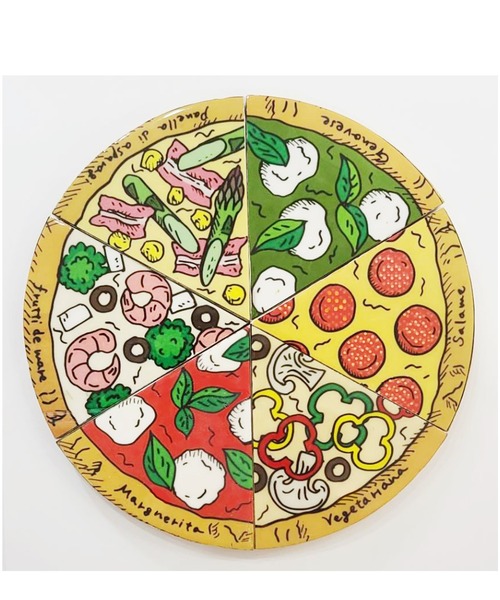 【セール】AND PACKABLE CO(ｺｰｽﾀｰ) ﾚｼﾞﾝ ﾋﾟｻﾞｼｪｲﾌﾟ（ランチョンマット/テーブルウェア）｜JUGLANS（ユグ