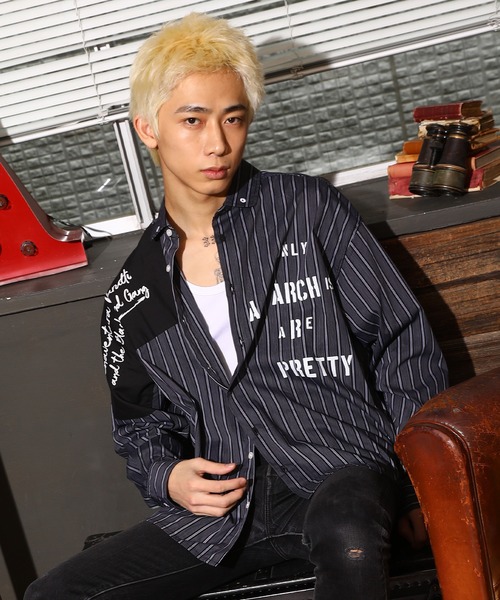 SPINNS（スピンズ）の「【FUVA】アナーキーシャツ（シャツ/ブラウス