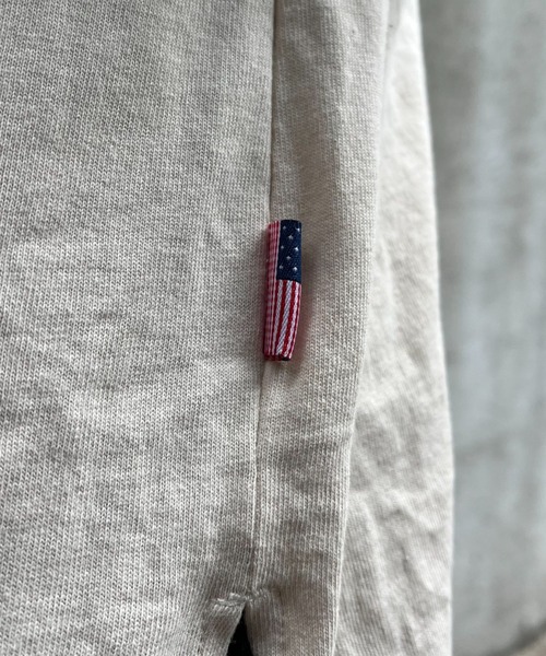 CIAOPANIC(チャオパニック)の「フラワープリントロゴビッグロンT/USAコットン(Tシャツ/カットソー・レディース・オフホワイト/ベージュ/ネイビー・FREE)」の18枚目の写真