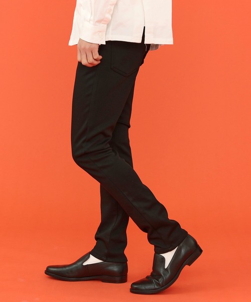 EDWIN（エドウィン）の「EDWIN エドウィン WILD FIRE ハタラクロ メンズ スキニー 暖パンツ ストレッチ 裏起毛（その他パンツ・メンズ・ブラック・M/L/XL/S）」の3枚目の写真