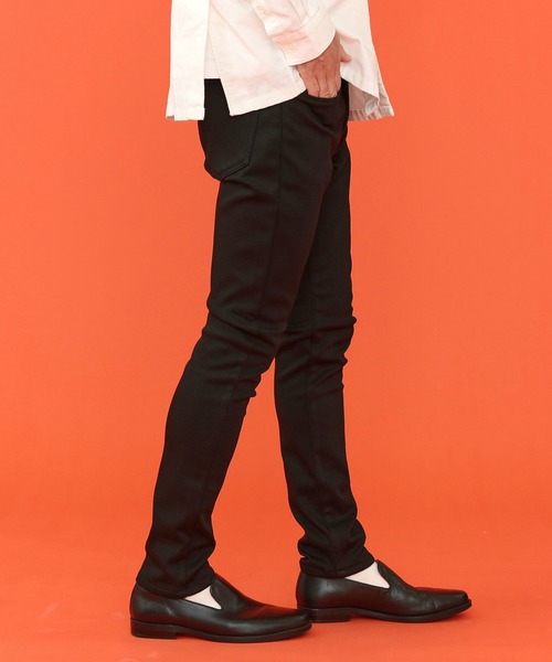 EDWIN（エドウィン）の「EDWIN エドウィン WILD FIRE ハタラクロ メンズ スキニー 暖パンツ ストレッチ 裏起毛（その他パンツ・メンズ・ブラック・M/L/XL/S）」の4枚目の写真