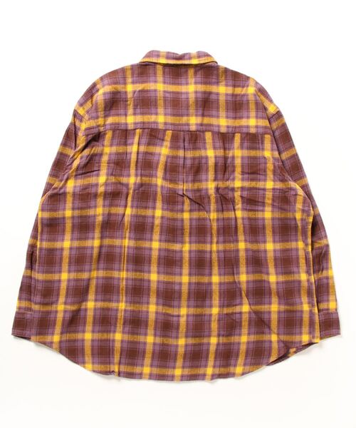 Levi's（リーバイス）の「Levi's/リーバイス SILVERTAB(TM) オーバーサイズシャツ パープル YVES PLAID（シャツ/ブラウス・メンズ・マルチ・L/M/S/XL）」の2枚目の写真