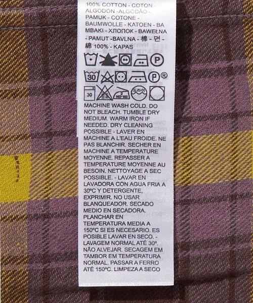 Levi's（リーバイス）の「Levi's/リーバイス SILVERTAB(TM) オーバーサイズシャツ パープル YVES PLAID（シャツ/ブラウス・メンズ・マルチ・L/M/S/XL）」の15枚目の写真