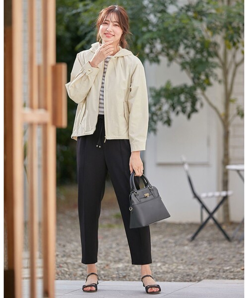 ANY SIS（エニィスィス）の「【美人百花6月号掲載】やみつキレイ パンツ（その他パンツ・レディース・ブラック系/オレンジ系/ライラック系/カーキ系/アイボリー系・2/3/1）」の15枚目の写真