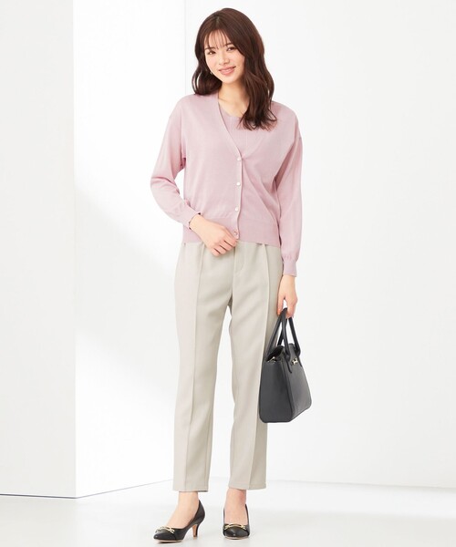 ANY SIS（エニィスィス）の「【美人百花6月号掲載】やみつキレイ パンツ（その他パンツ・レディース・ブラック系/オレンジ系/ライラック系/カーキ系/アイボリー系・2/3/1）」の16枚目の写真