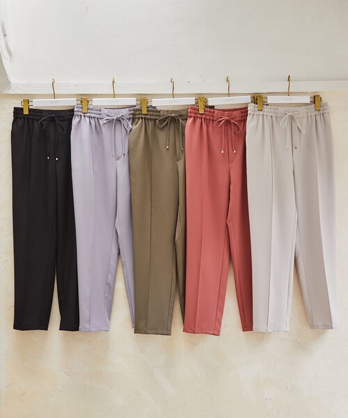ANY SIS（エニィスィス）の「【美人百花6月号掲載】やみつキレイ パンツ（その他パンツ・レディース・ブラック系/オレンジ系/ライラック系/カーキ系/アイボリー系・2/3/1）」の21枚目の写真