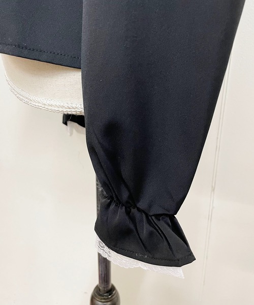 MA*RS（アメーバーマーズ）の「肩開きクロスZIPスライダーブラウス（シャツ/ブラウス・レディース・ブラック/ホワイト×ブラック/ホワイト・FREE）」の21枚目の写真