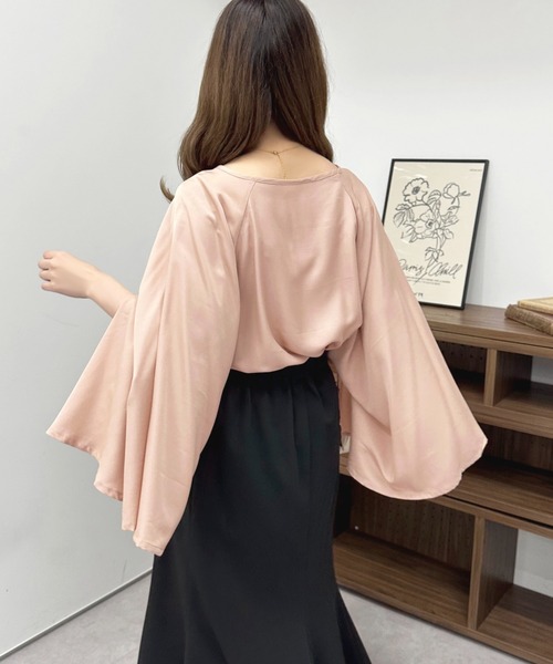 apres jour(アプレジュール)の「スリットスリーブブラウス【ZOZOTOWN限定アイテム】(シャツ/ブラウス・レディース・オフホワイト/ピンク/ブルー・X-LARGE/フリー)」の10枚目の写真