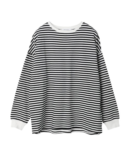 AMERICAN HOLIC（アメリカンホリック）の「ミニ裏毛袖ボリュームカットチュニック（チュニック・レディース・オフホワイト/イエロー/ブルー/ダークネイビー/その他9・M/L）」の12枚目の写真