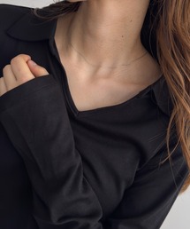 PT（ピーティ）の「Pt　THINチェーンネックレス（ネックレス）」