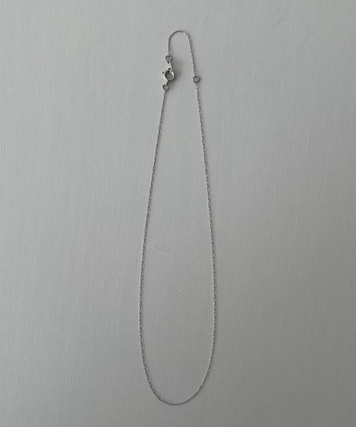 CANAL JEAN（キャナルジーン）の「Pt　THINチェーンネックレス（ネックレス・レディース・ゴールド/シルバー・ONE SIZE）」の5枚目の写真