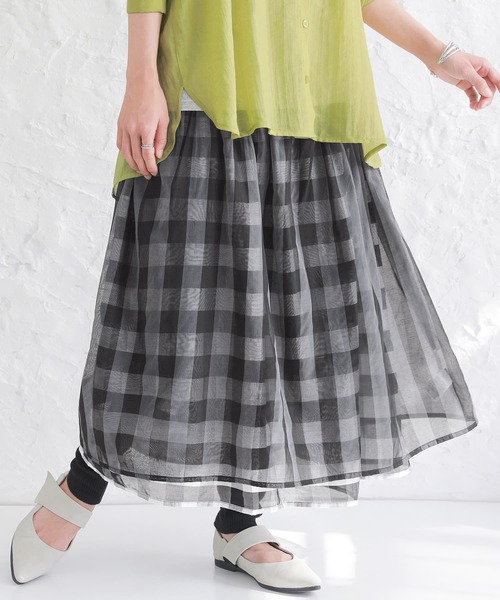 osharewalker(オシャレウォーカー)の「【廃盤】『リバーシブルフレアスカート』(スカート・レディース・ブラック/イエロー・FREE)」の20枚目の写真