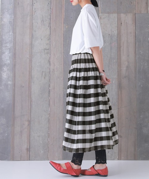 osharewalker(オシャレウォーカー)の「【廃盤】『リバーシブルフレアスカート』(スカート・レディース・ブラック/イエロー・FREE)」の18枚目の写真