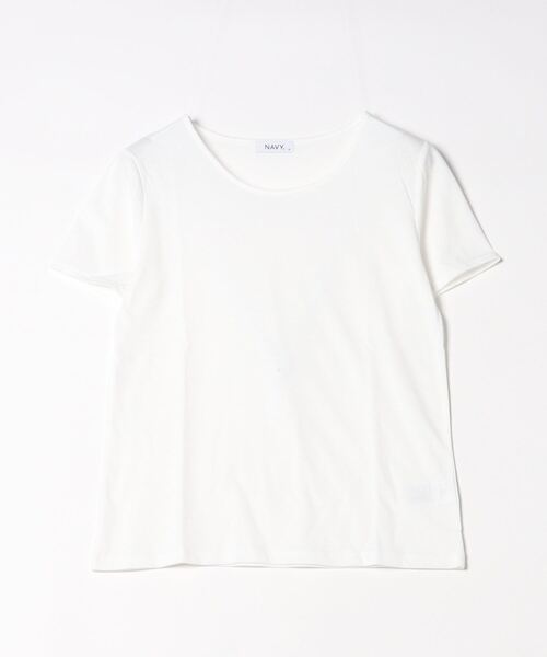 NAVY（ネイビー）の「麻ライクジャンパースカート+半袖Tシャツ セット