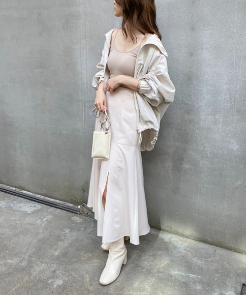 one after another NICE CLAUP（ワンアフターアナザーナイスクラップ）の「【新色追加】ユーティリティマウンテンパーカー（マウンテンパーカー・レディース・アイボリー/ブラック/ピンクベージュ・FREE）」の15枚目の写真