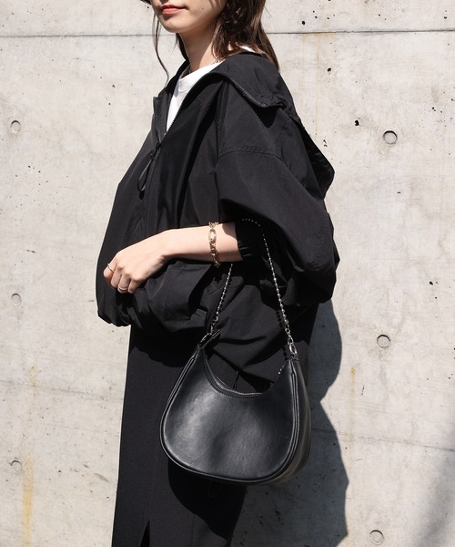 one after another NICE CLAUP（ワンアフターアナザーナイスクラップ）の「【新色追加】ユーティリティマウンテンパーカー（マウンテンパーカー・レディース・アイボリー/ブラック/ピンクベージュ・FREE）」の5枚目の写真