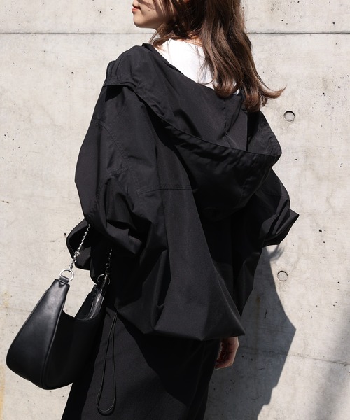 one after another NICE CLAUP（ワンアフターアナザーナイスクラップ）の「【新色追加】ユーティリティマウンテンパーカー（マウンテンパーカー・レディース・アイボリー/ブラック/ピンクベージュ・FREE）」の6枚目の写真