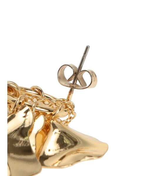 MERCURYDUO（マーキュリーデュオ）の「メタルフラワーモチーフピアス（ピアス（両耳用）・レディース・ゴールド/シルバー・FREE）」の5枚目の写真