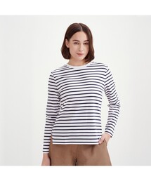 クルーネックロングスリーブTシャツ