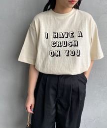 AMERICANA | [Americana/アメリカーナ] ラフィー天竺 ロゴプリントTシャツ(Tシャツ/カットソー)