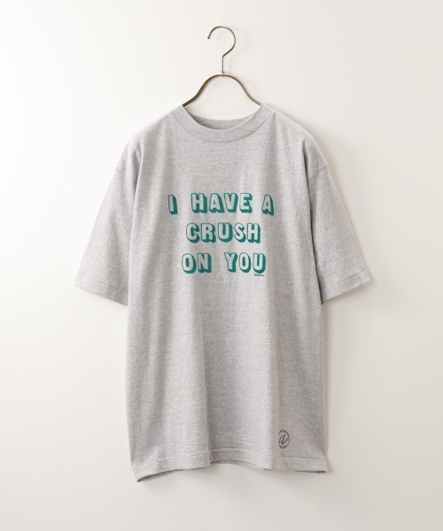 AMERICANA（アメリカーナ）の「[Americana/アメリカーナ] ラフィー天竺 ロゴプリントTシャツ（Tシャツ/カットソー・レディース・ネイビー/グレー/キナリ・ONE SIZE）」の10枚目の写真