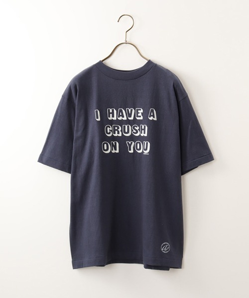 AMERICANA（アメリカーナ）の「[Americana/アメリカーナ] ラフィー天竺 ロゴプリントTシャツ（Tシャツ/カットソー・レディース・ネイビー/グレー/キナリ・ONE SIZE）」の12枚目の写真