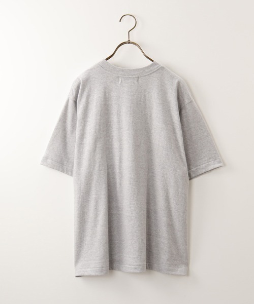 AMERICANA（アメリカーナ）の「[Americana/アメリカーナ] ラフィー天竺 ロゴプリントTシャツ（Tシャツ/カットソー・レディース・ネイビー/グレー/キナリ・ONE SIZE）」の9枚目の写真