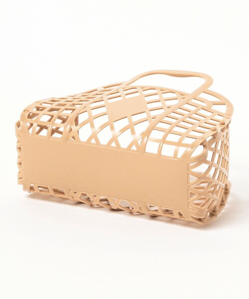 こども ビームス（コドモビームス）の「Sun Jellies / レトロ バスケット ミニ（トートバッグ・キッズ・イエロー/ミント/ラベンダー/ピンク/ブラウン系その他2/ライトブルー・ONE SIZE）」の10枚目の写真