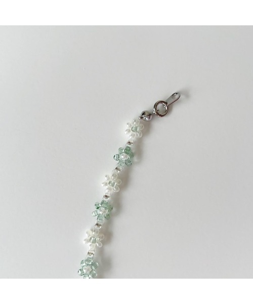 tone(トーン)の「【tanmen】フラワービーズブレスレット(MA)(ブレスレット・レディース・ブラウン/グリーン/ブルー・FREE)」の8枚目の写真