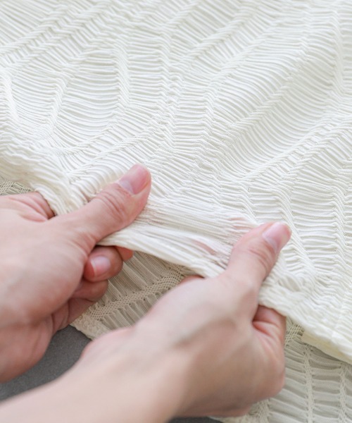 osharewalker(オシャレウォーカー)の「『ジオメトリック半袖シャツ』(シャツ/ブラウス・レディース・ブラック/オフホワイト/イエロー・FREE)」の14枚目の写真