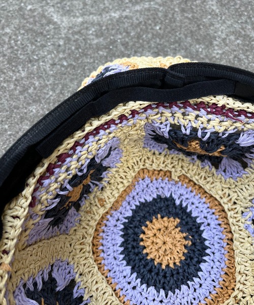 CIAOPANIC（チャオパニック）の「サマークロシェハット（ハット・レディース・ピンク/ベージュ・FREE）」の15枚目の写真