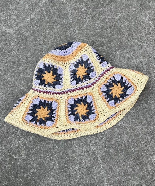 CIAOPANIC（チャオパニック）の「サマークロシェハット（ハット・レディース・ピンク/ベージュ・FREE）」の5枚目の写真