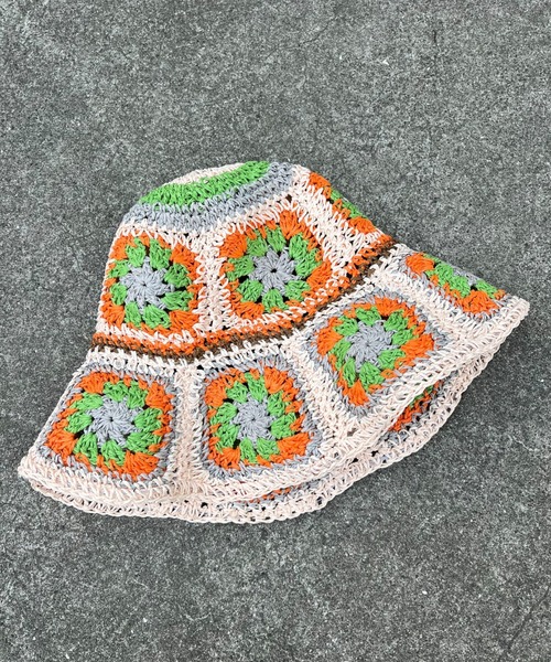 CIAOPANIC（チャオパニック）の「サマークロシェハット（ハット・レディース・ピンク/ベージュ・FREE）」の14枚目の写真